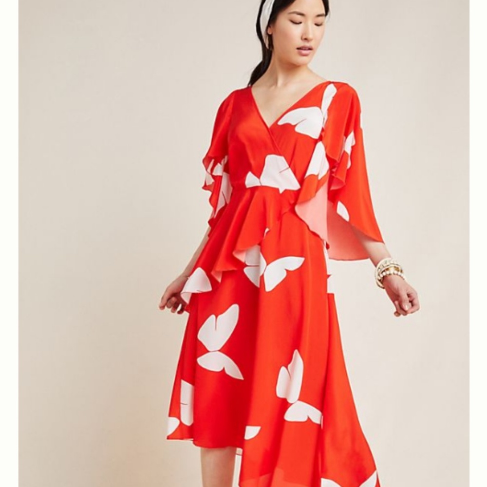 HOST PICK 🤩 Tracy Reese Pascaline Silk Midi Dress